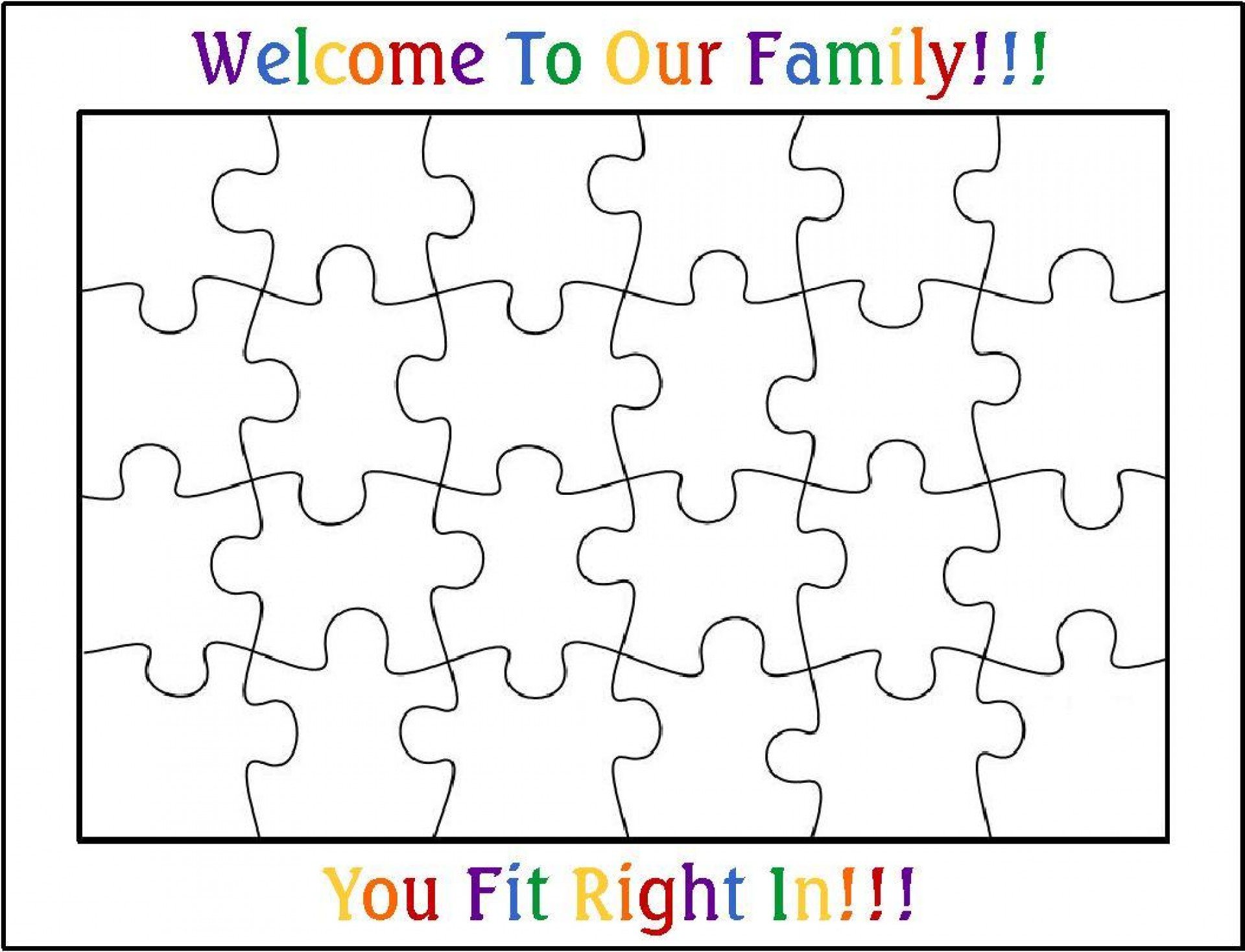002 Blank Puzzle Pieces Template Ideas Best Jigsaw Piece Printable - 2 Piece Puzzle Printable