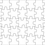 006 Jigsaw Puzzle Blank Template Twenty Pieces Simple Jig Saw   Printable Jigsaw Puzzle Templates Blank