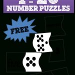 1 20 Number Puzzles | School | Numbers Kindergarten, Preschool Math   Printable Number Puzzles For Preschoolers
