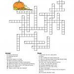 10 Superfun Thanksgiving Crossword Puzzles | Kittybabylove   Printable Thanksgiving Crossword Puzzles For Middle School