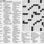 11 Best Photos Of New York Times Crossword Puzzles Printable   New   Printable Sunday Crossword Puzzles New York Times