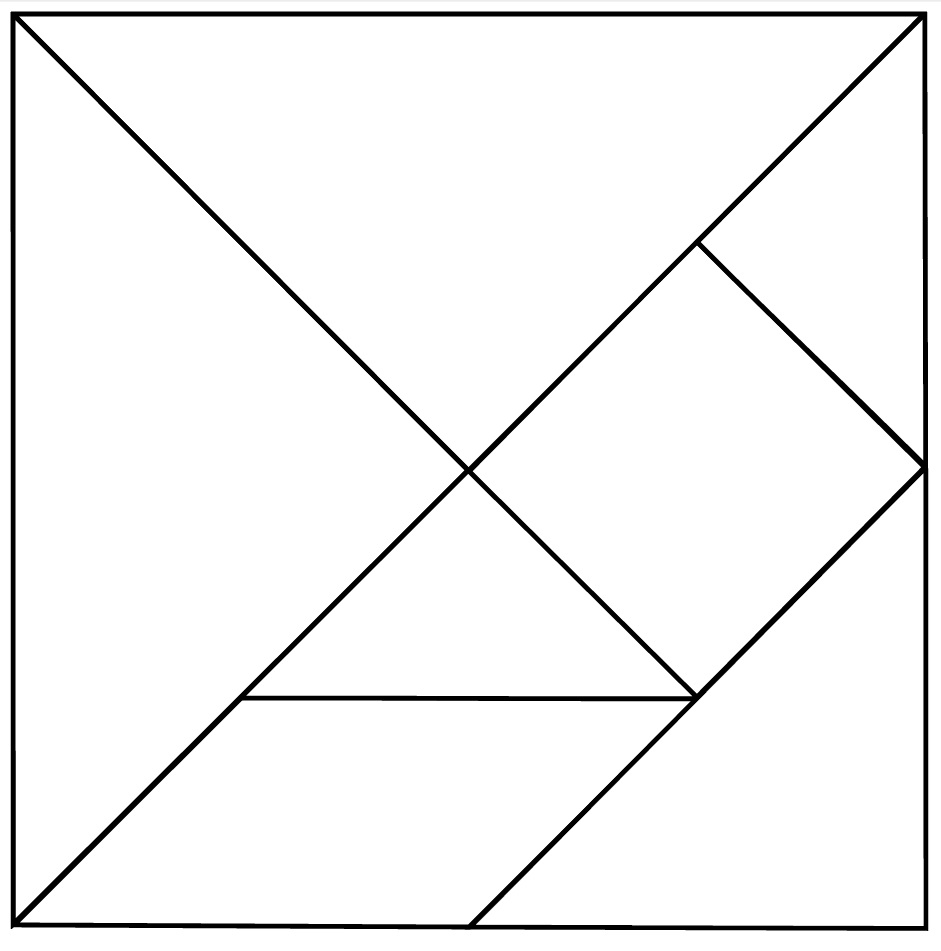 14 Best Images Of Kindergarten Tangram Worksheets - 7 Piece Tangram - 7 Piece Tangram Puzzle Printable