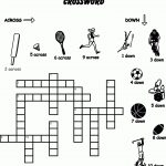 14 Sports Crossword Puzzles | Kittybabylove   Free Printable Sports   Printable Crossword Puzzles About Sports