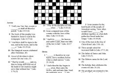 15 Fun Bible Crossword Puzzles | Kittybabylove – Religious Crossword Puzzles Printable