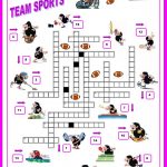 16 Free Esl Sports Crossword Worksheets   Free Printable Sports   Crossword Puzzles For Esl Students Printable