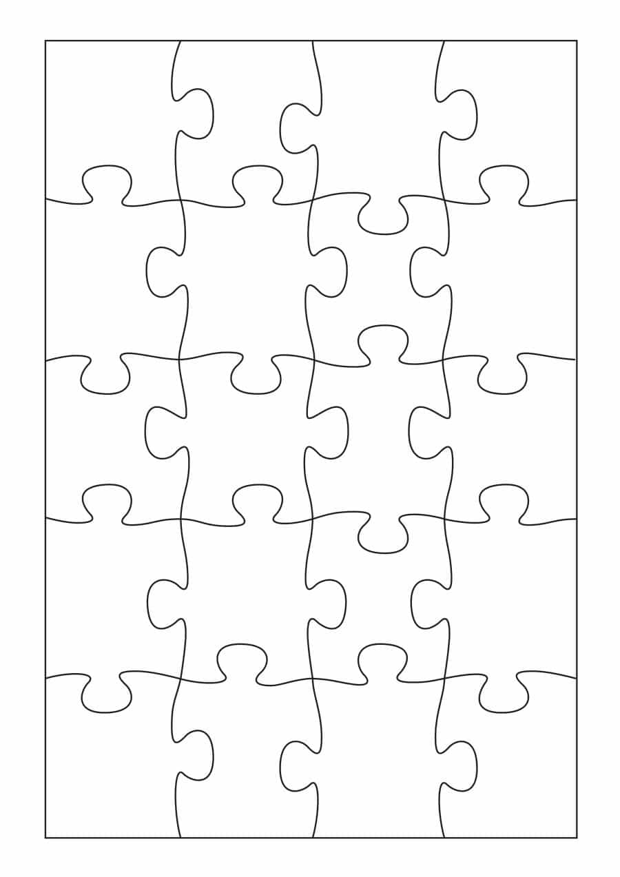 19 Printable Puzzle Piece Templates ᐅ Template Lab - 8 Piece Puzzle Printable