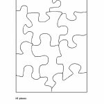 19 Printable Puzzle Piece Templates ᐅ Template Lab   Printable 9 Piece Puzzle