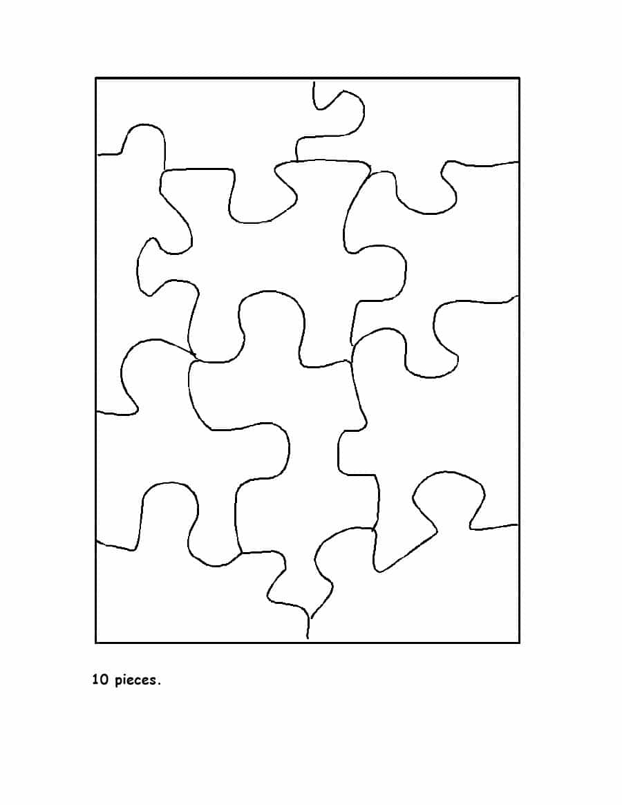 19 Printable Puzzle Piece Templates ᐅ Template Lab - Printable Blank Puzzles