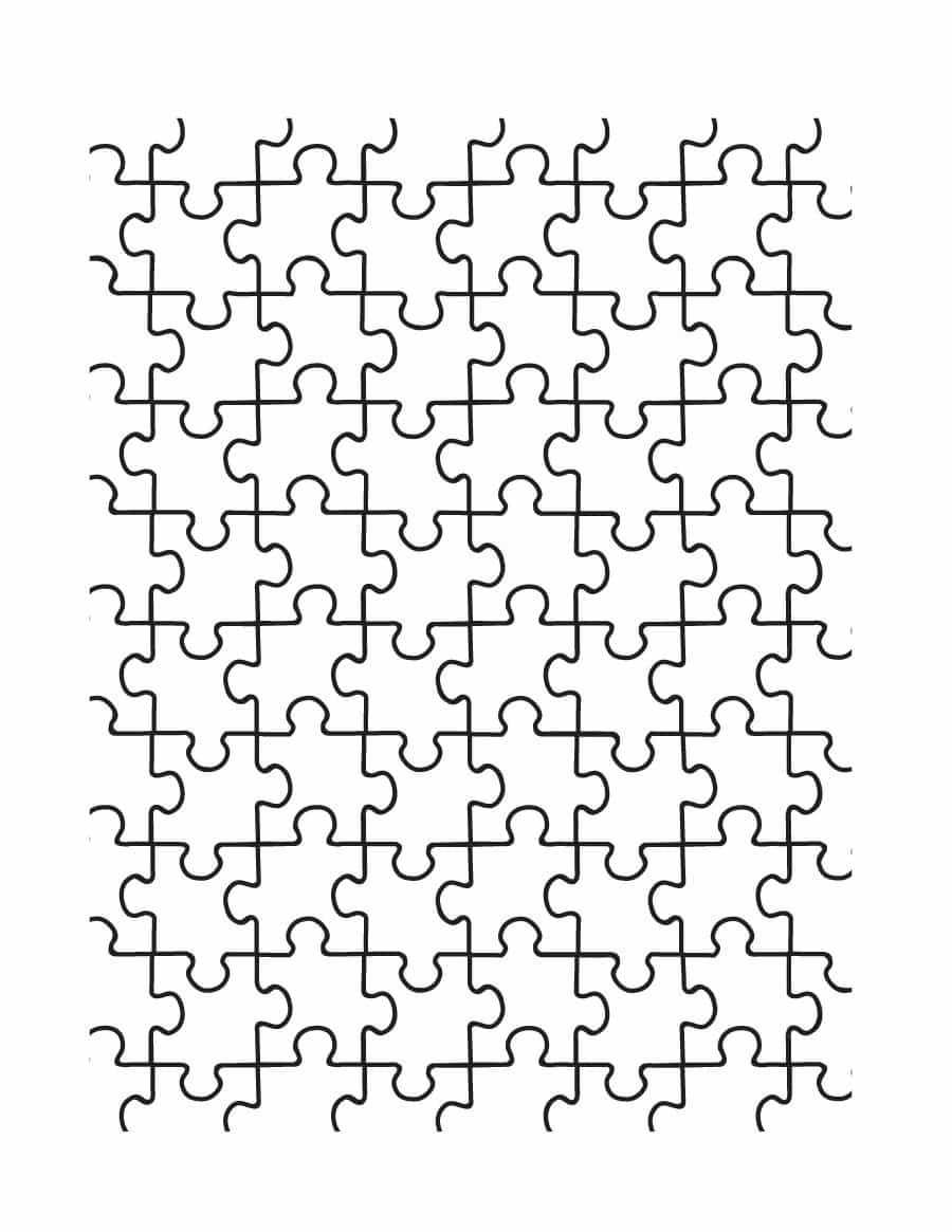 19 Printable Puzzle Piece Templates ᐅ Template Lab - Printable Puzzle Outline