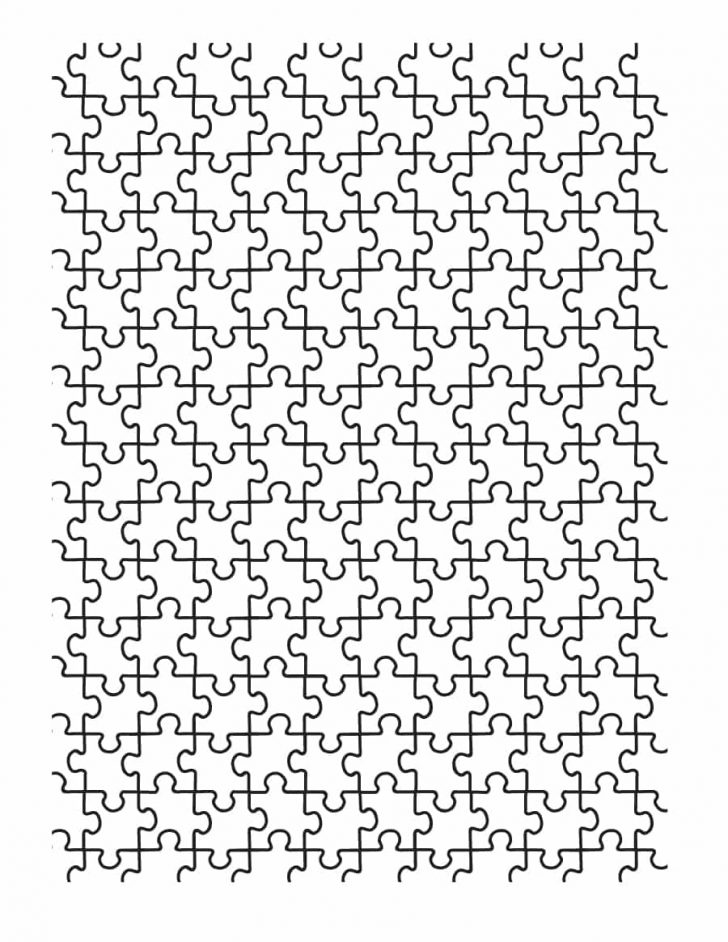 Printable Puzzle Template 11X17