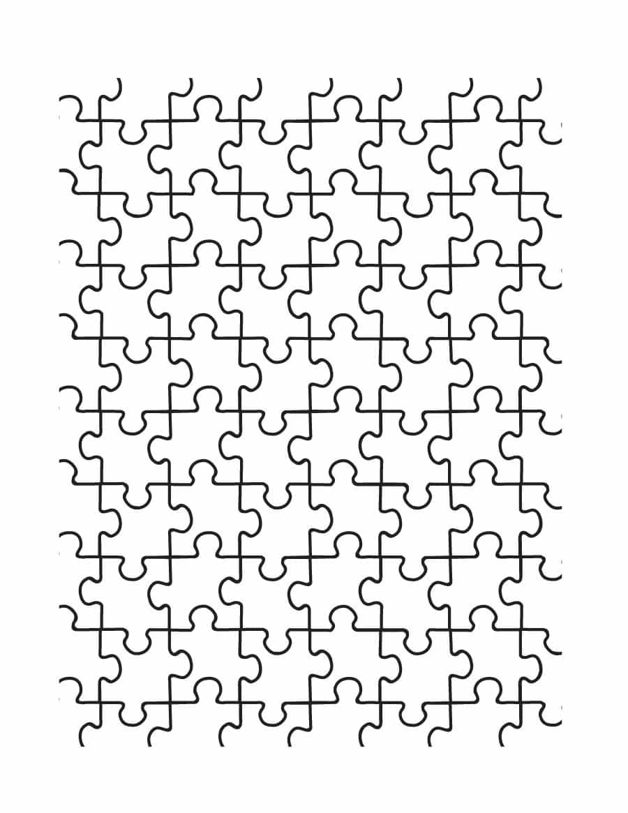 19 Printable Puzzle Piece Templates ᐅ Template Lab - Printable Puzzles Pieces