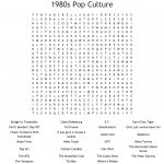 1980S Pop Culture Word Search   Wordmint   Crossword Puzzles Printable 1980S