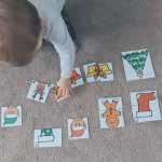 2 Piece Christmas Puzzles With Free Printable — Moments With Miss   Printable 2 Piece Puzzles