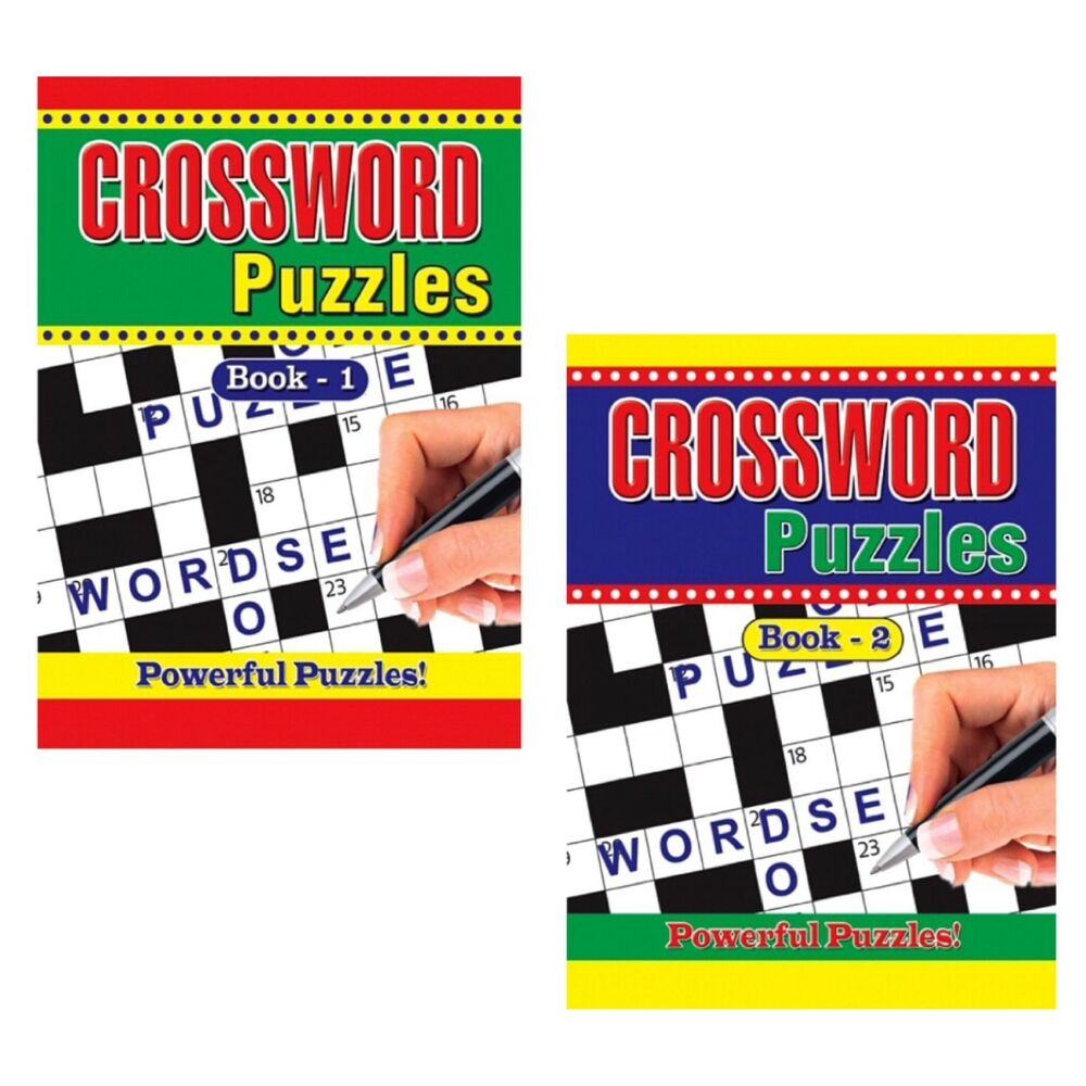 2 X Large Print Crossword Puzzle Books Book 325 Puzzles A4 Pages - Puzzle Print Uk