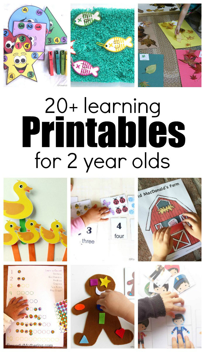 20+ Learning Activities And Printables For 2 Year Olds - Printable Puzzle For 3 Year Old