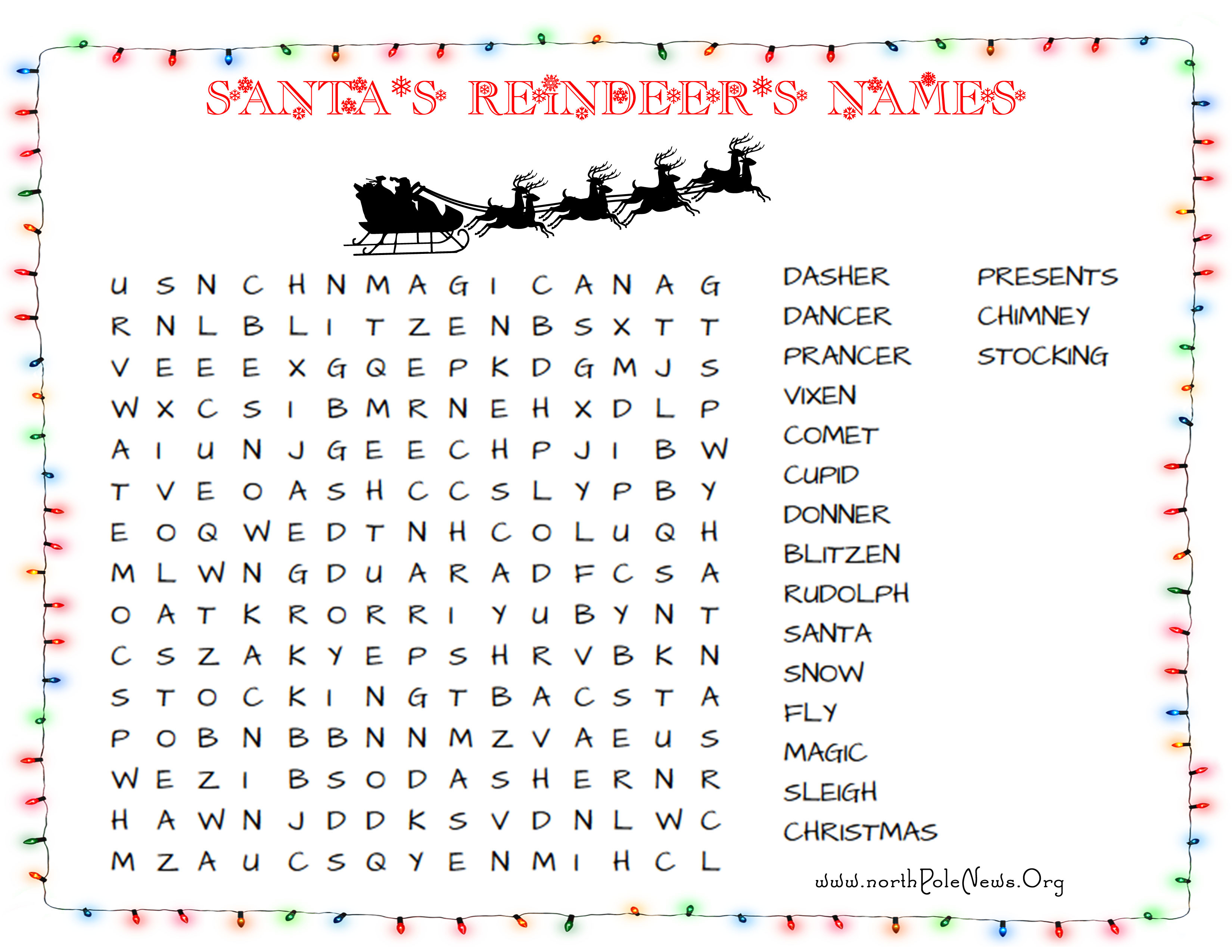 31 Free Christmas Word Search Puzzles For Kids - Free Printable - Printable Puzzles Christmas
