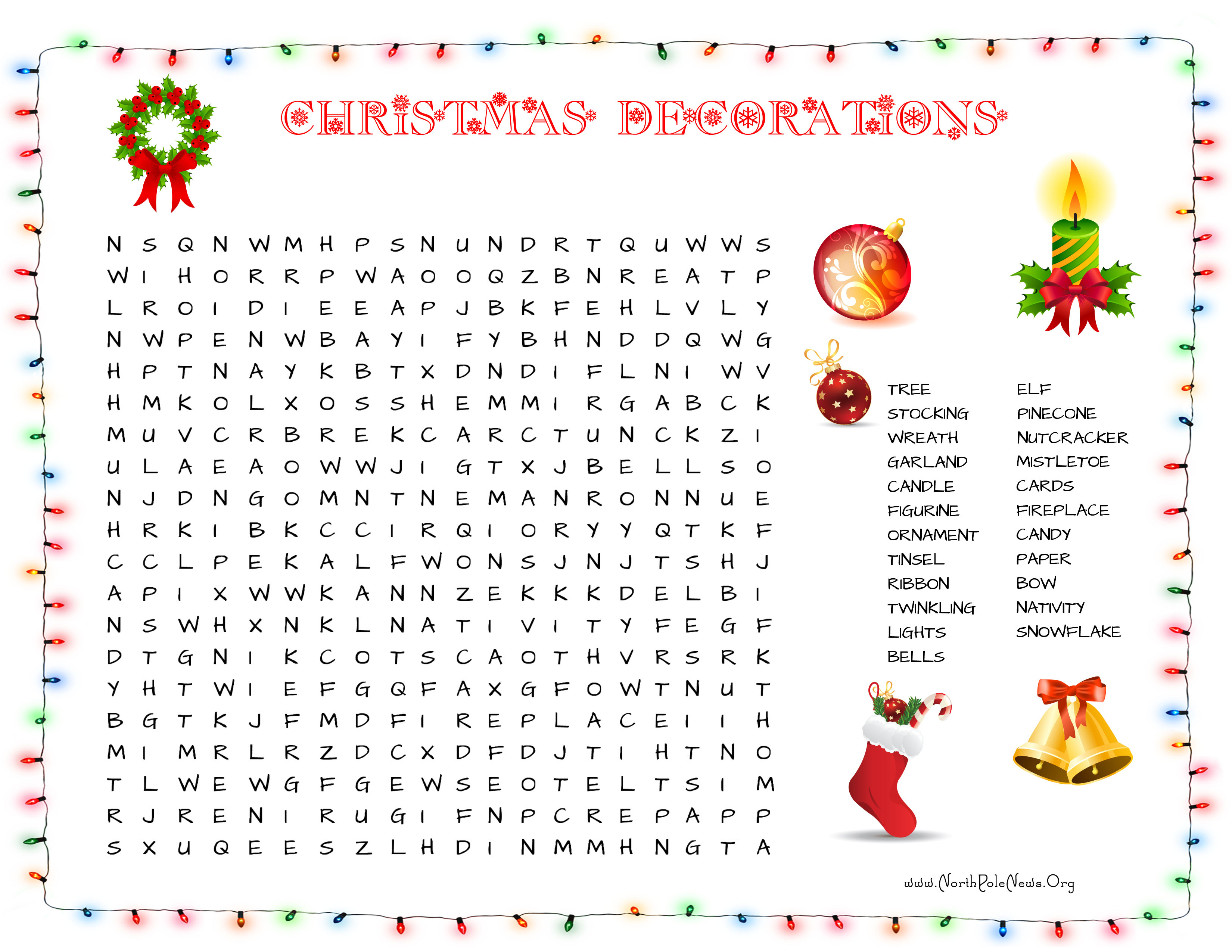 31 Free Christmas Word Search Puzzles For Kids - Printable Christmas Word Puzzle