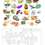 32 Free Esl Food Crossword Worksheets   Printable Food Puzzle