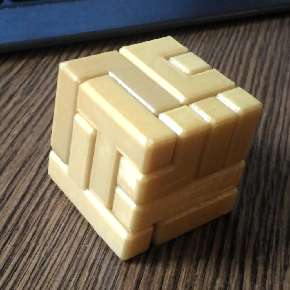 3D Printable 4X4 Puzzle Cubenew Matter - 3D Printable Puzzles Cube