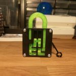 3D Printable Puzzle Lock // Sliding Puzzleanders Severinsen   3D Print Puzzle Lock