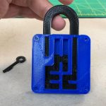 3D Printable Puzzle Lock // Sliding Puzzleanders Severinsen   3D Printable Lock Puzzle