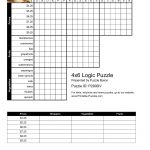4X6 Logic Puzzle   Logic Puzzles   Play Online Or Print  Pages 1   Printable Puzzles Baron
