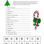 5 Images Of Free Printable Christmas Word Games | Printablee   Printable Christmas Word Puzzle