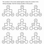 5Th Grade Math Brain Teasers Worksheets | Briefencounters   Printable Math Puzzles Grade 7