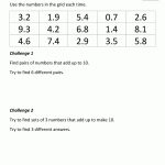 5Th Grade Math Puzzles Make 10 Puzzle.gif (1000×1294) | Fifth Grade   Printable Math Puzzle Worksheets