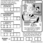 7 Best Images Of Printable Jumble Word Puzzles Coping | Jumble   Printable Jumble Crossword Puzzles