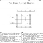 7Th Grade Social Studies Crossword   Wordmint   Crossword Printable 7Th Grade