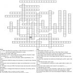 8Th Grade Vocabulary Crossword Puzzle Crossword   Wordmint   Free Printable Crossword Puzzle #1 Answers