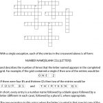 A Clueless Crossword | Paper Puzzles: Other Puzzles | Crossword   Printable Clueless Crossword Puzzles