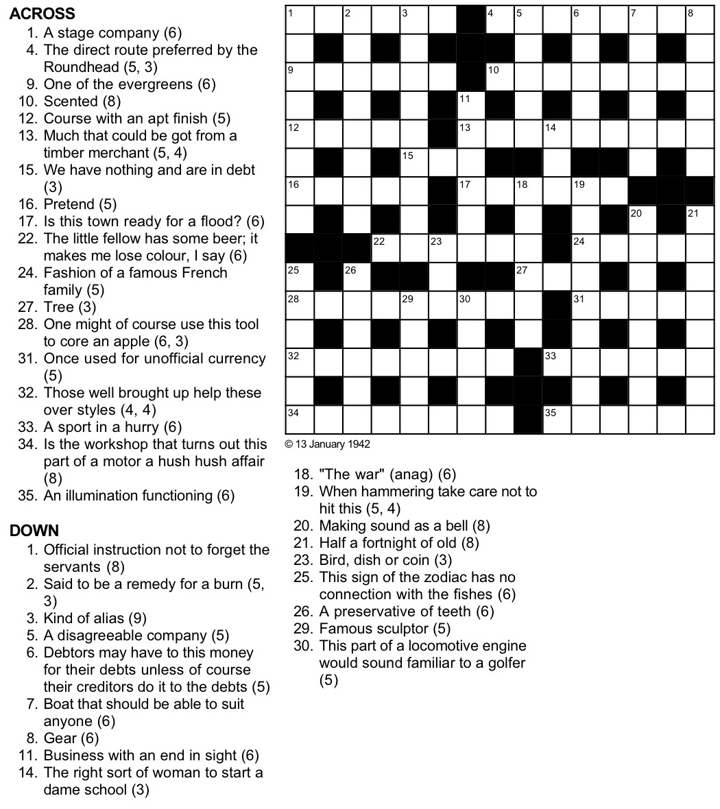 A Cryptic Tribulation Turing Test Crossword Puzzle - Printable Cryptic Crossword