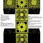 A Cut And Fold Hellrasier Puzzle Box | Hellraiser | Puzzle Box, Diy   Printable Hellraiser Puzzle Box