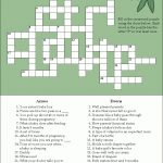 A Fun And Free Baby Shower Crossword Puzzle   Printable Baby Shower Crossword Puzzle