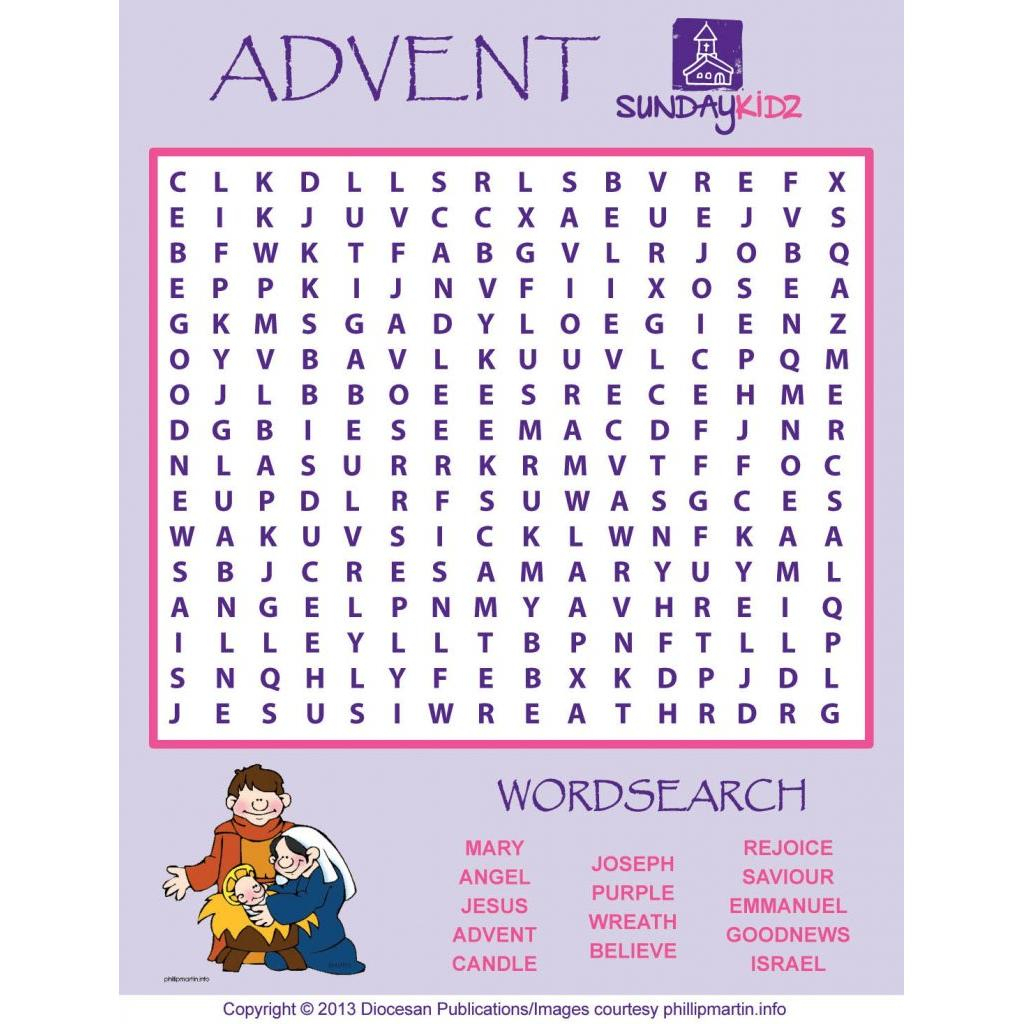 Advent/christmas – Diocesan - Printable Advent Puzzle
