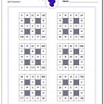 All Operations Logic Puzzles With Missing Operations (Medium)   Printable Puzzle Grid