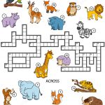 Animals Crossword Puzzle For Studying English Vocabulary | Free   Printable Crosswords To Learn English