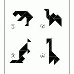 Animals Silhouette Solution Tangram Card | Clipart Etc   7 Piece Tangram Puzzle Printable