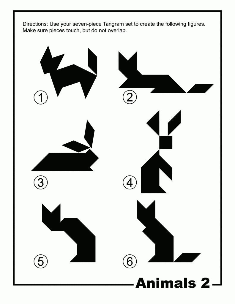 7 piece tangram puzzle printable printable crossword puzzles