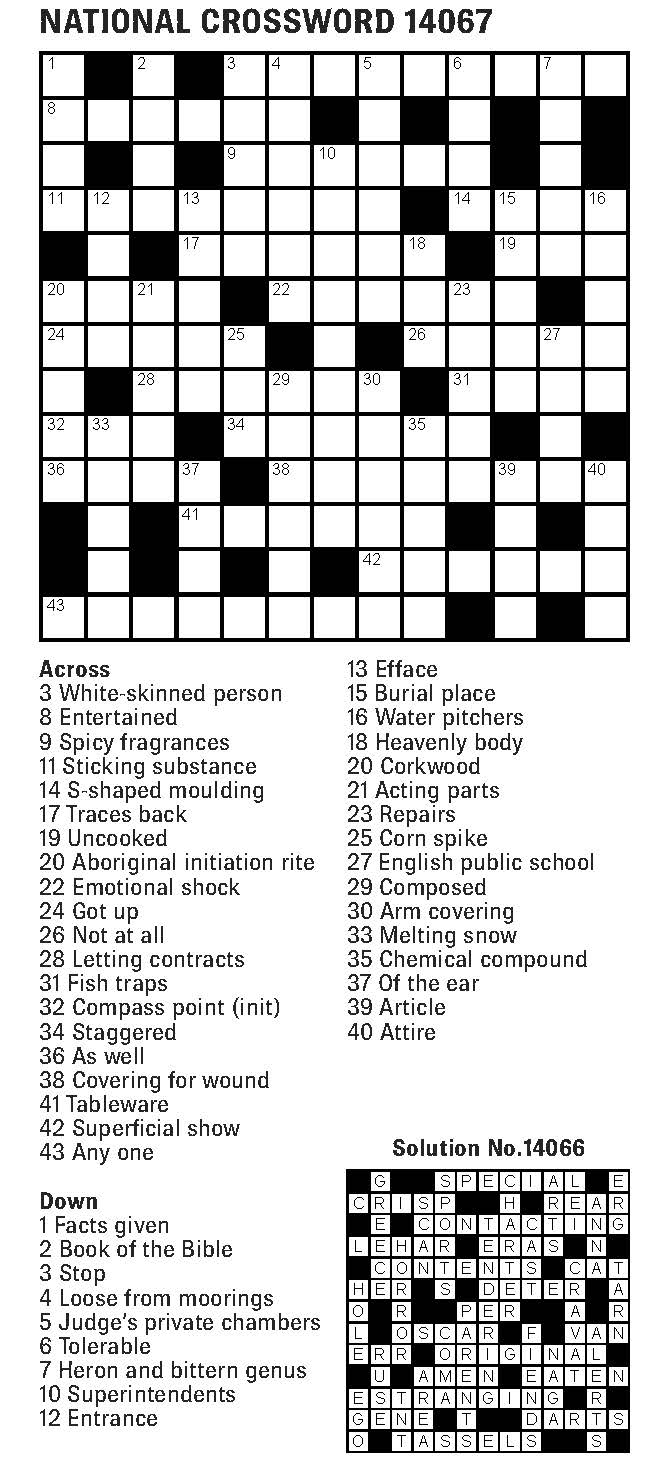 Jacqueline E Mathews Printable Crossword Puzzles Printable Crossword June 8 Crossword Puzzle 