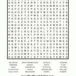 Australia Printable Word Search Puzzle   Printable Puzzles For Older Adults