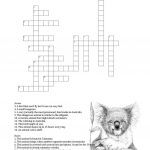 Australian Animals Crossword | Crossword | Crossword, Australian   Printable Crossword Animal