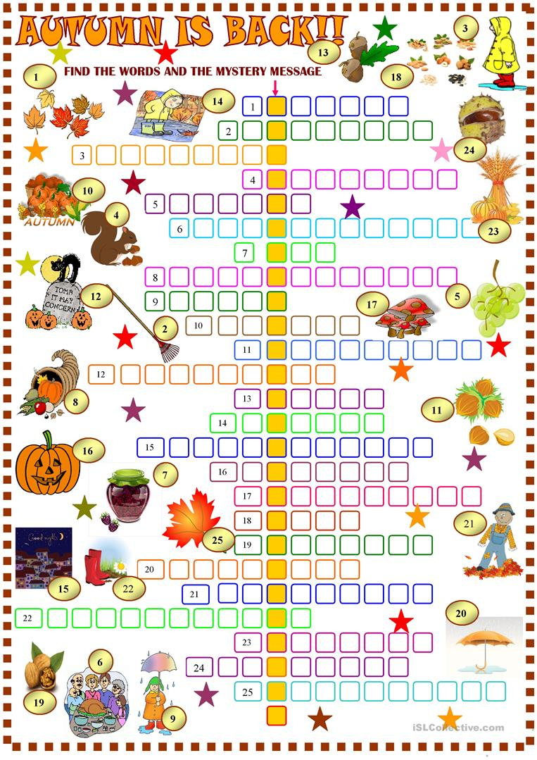 Free Fall Printable Puzzles The Frugal Homeschooling Mom Aka Tfhsm 