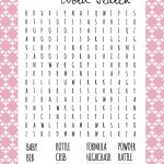 Baby Shower. Baby Shower Word Search: Printable Baby Shower Word   Printable Baby Shower Crossword Puzzle Game