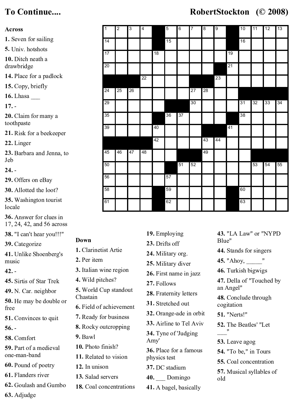 Beekeeper Crosswords - Beatles Crossword Puzzles Printable