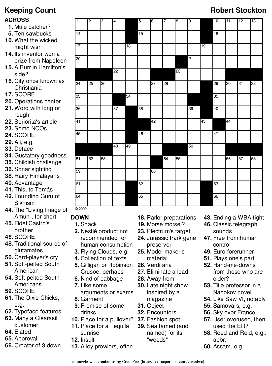 Hard Crossword Puzzles Printable Free