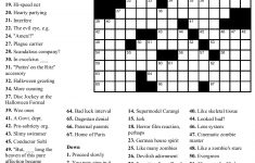 Beekeeper Crosswords – Printable Crossword Puzzles Challenging