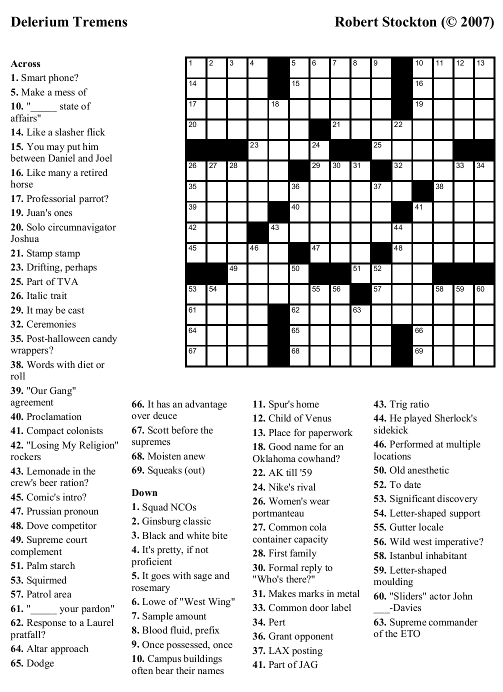 Beekeeper Crosswords - Printable Crossword Puzzles Themed